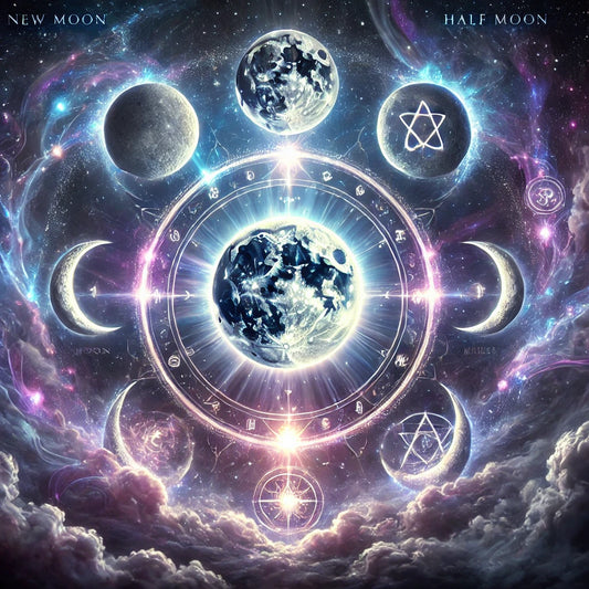 ◐ Moon Cycles In Relation to Magickal Phenomena.