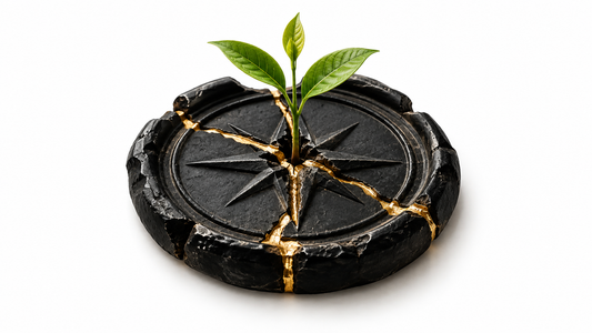 Restored seal with a green shoot representing renewed consecration