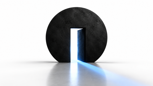 Symbolic open doorway representing consecration without isolation