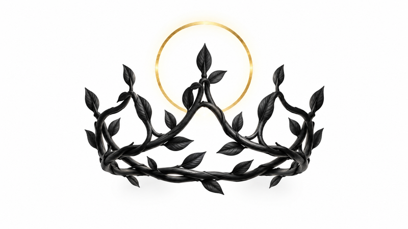 Symbolic vine crown representing the Hebrew meaning of Nazar