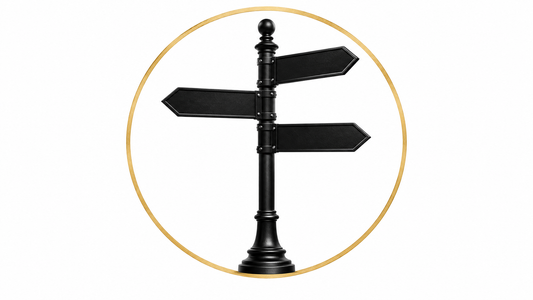 Symbolic signpost representing Nazarite, Nazarene, and Nazirite terms