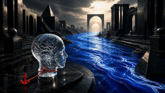 A personal entry anchor pulls at a trader's mind while the market continues independently.