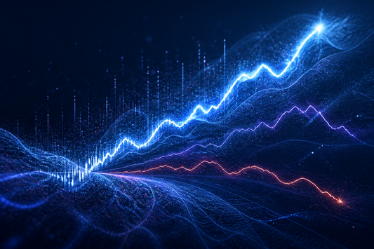 A preferred market-wave path remains visible beside two alternate scenarios.