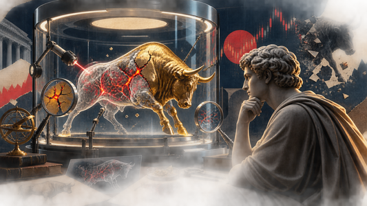 A familiar market belief revealing hidden cracks inside a transparent evidence-testing chamber