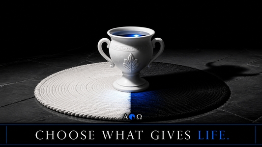 Symbolic cover: Choose What Gives Life