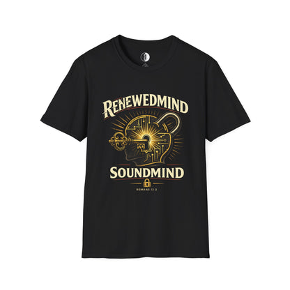 RenewedMind Soundmind T‑Shirt — Inspirational Christian Mental Wellness Graphic Tee