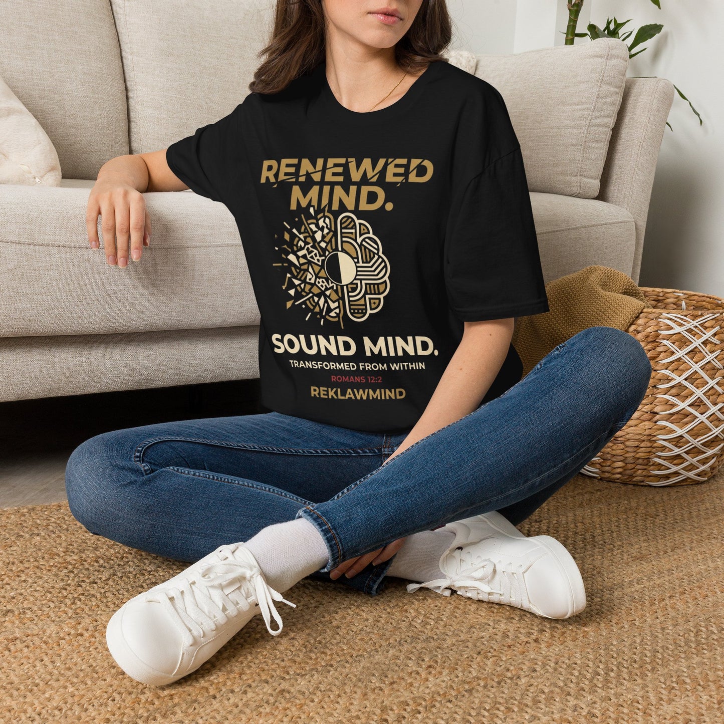 Renewed Mind Tee — "Renewed Mind. Sound Mind." Inspirational Graphic T-Shirt