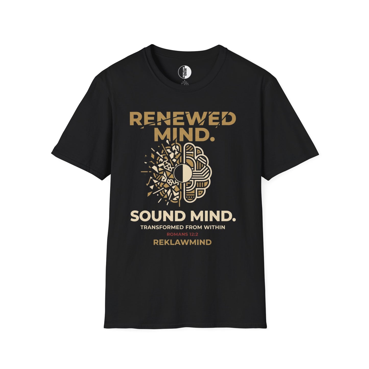Renewed Mind Tee — "Renewed Mind. Sound Mind." Inspirational Graphic T-Shirt